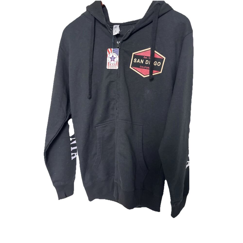 San Diego- California Souvenirs Adult Unisex Hoodie with zipper NWT